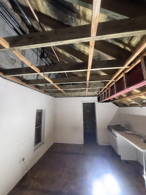 Controlled artex plasterboard strip-out in Deptford