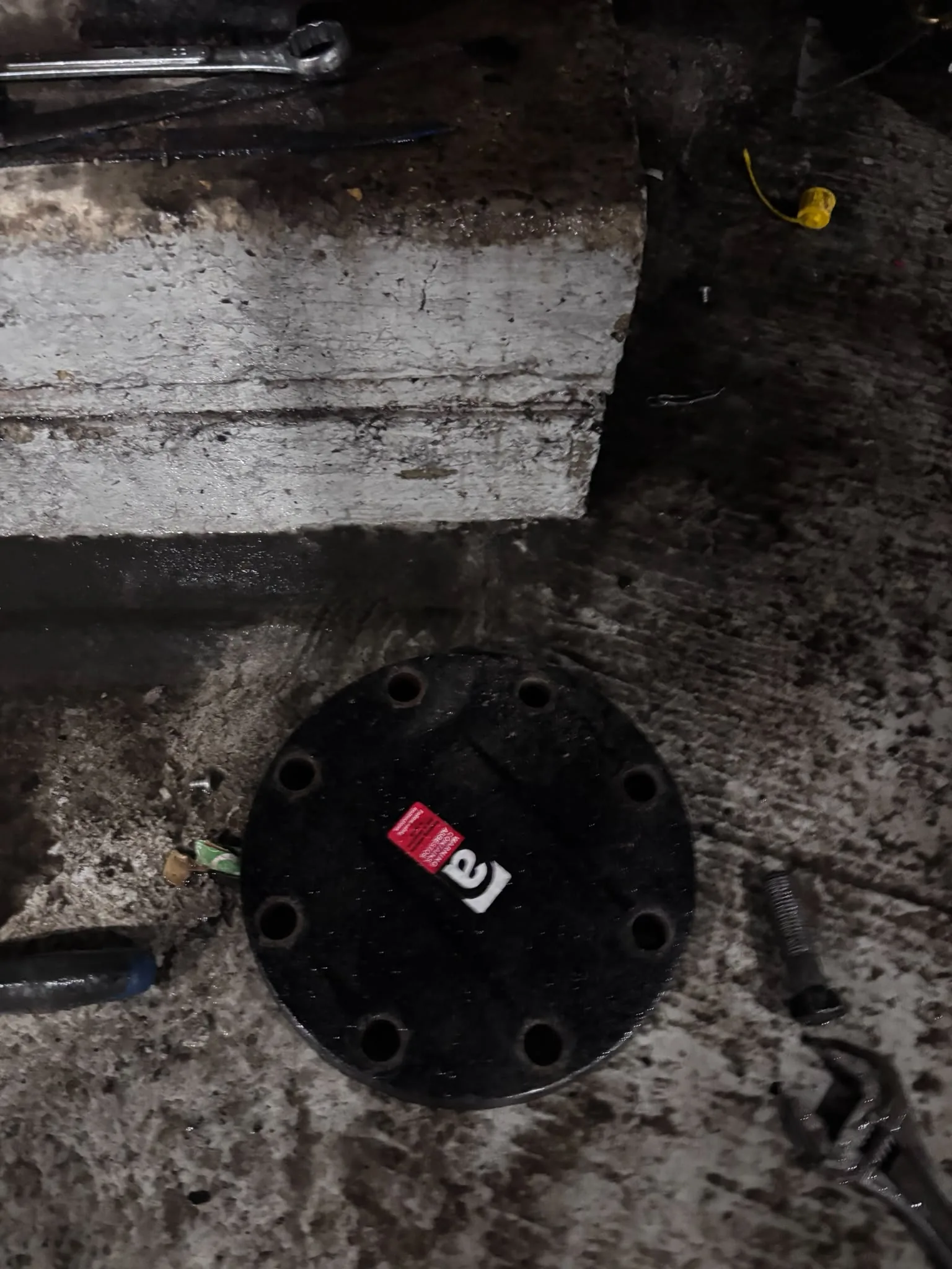 Artex scraping from a concrete ceiling during Deptford refurbishment